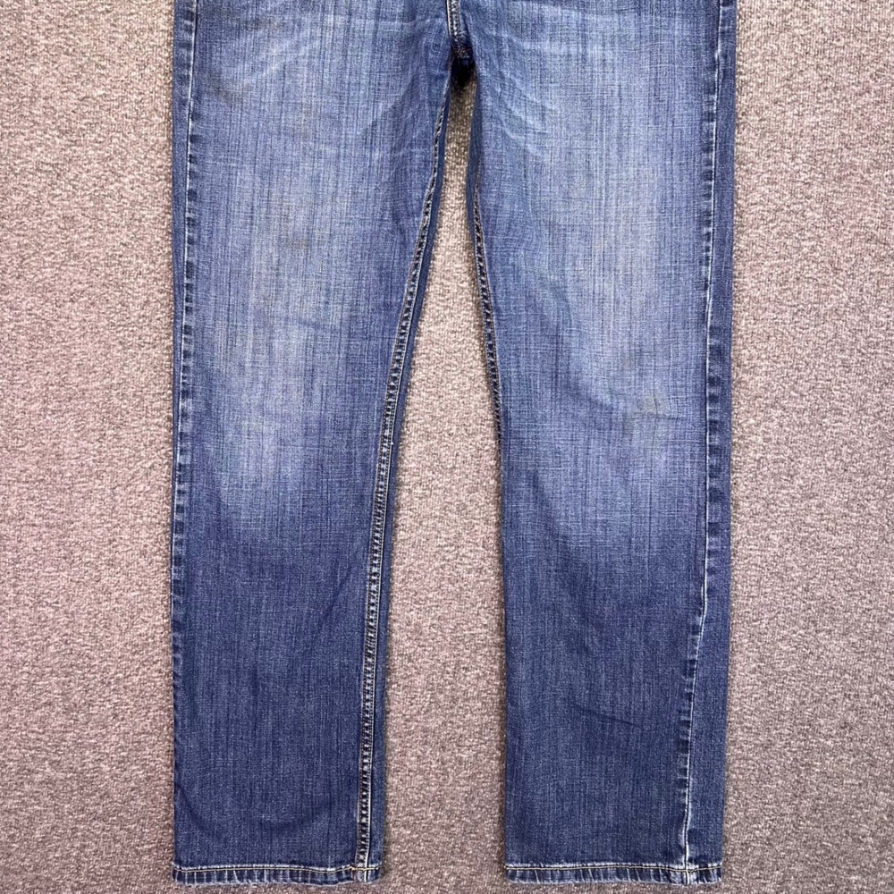 Cinch Jeans Men 32x31 Blue Straight Casual Western Cowboy Stretch Denim Rodeo - Picture 11 of 15